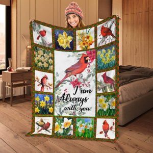 I’m Always With You Cardinal Bird  Giving Wife Blanket