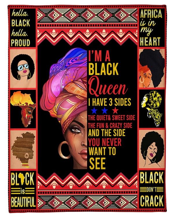 I’m Black Queen Blanket