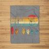 In The World Where You Can Be Anything Be Kind Sign Language Fleece Blanket