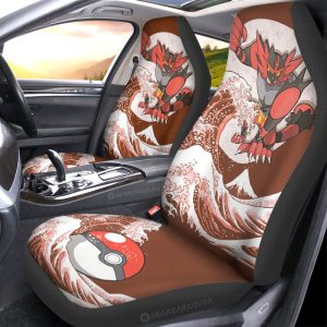 Incineroar Car Seat Covers Custom Pokemon Car Accessories