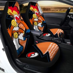 Infernape Car Seat Covers Custom Anime Car Accessories