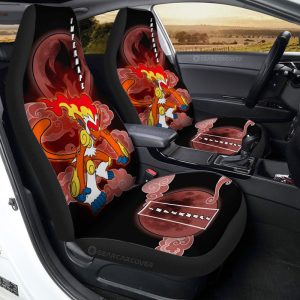 Infernape Car Seat Covers Custom Anime Car Accessories For Anime Fans