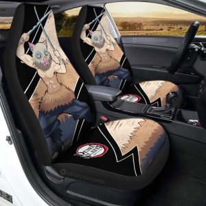 Inosuke Car Seat Covers Custom Demon Slayer Anime Car Accessories