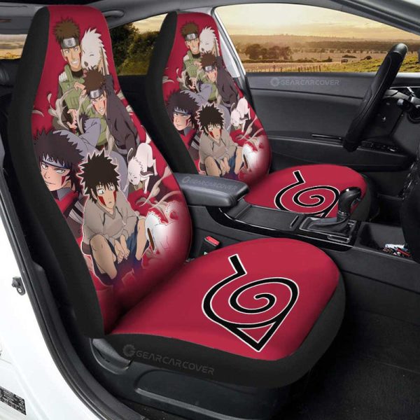 Inuzuka Kiba Car Seat Covers Custom Car Accessories For Fans