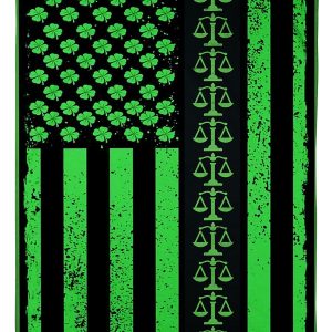 Irish Flag Paralegal Blanket