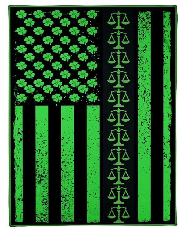 Irish Flag Paralegal Blanket