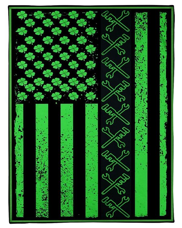 Irish Flag Plumber Blanket