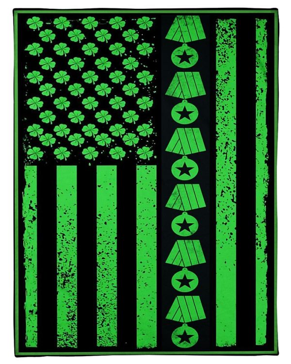 Irish Flag Veterans Blanket