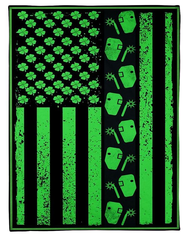 Irish Flag Welder Blanket