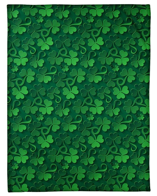 Irish Shamrocks Blanket