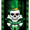 Irish To The Bone Skull Blanket