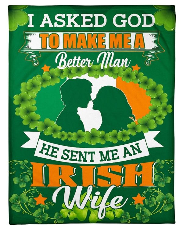 Irish Wife I Love You Blanket