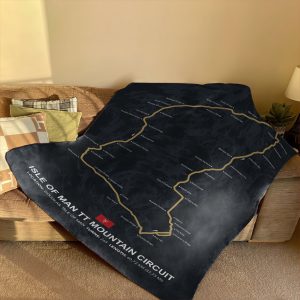 Isle of Man TT Mountain Circuit Circuit Blanket