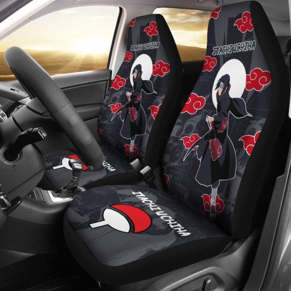 Itachi Akatsuki Car Seat Covers Custom Anime Car Accessories