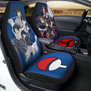 Itachi And Sasuke Car Seat Covers Custom Anime Car Accessories