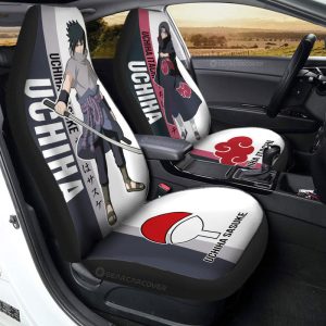 Itachi And Sasuke Car Seat Covers Custom Anime Car Accessories For Fans