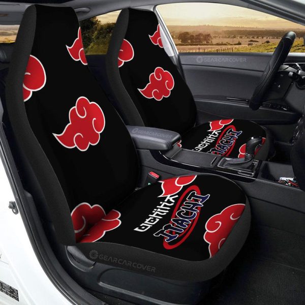 Itachi Uniform Car Seat Covers Custom Anime Car Interior Accessories