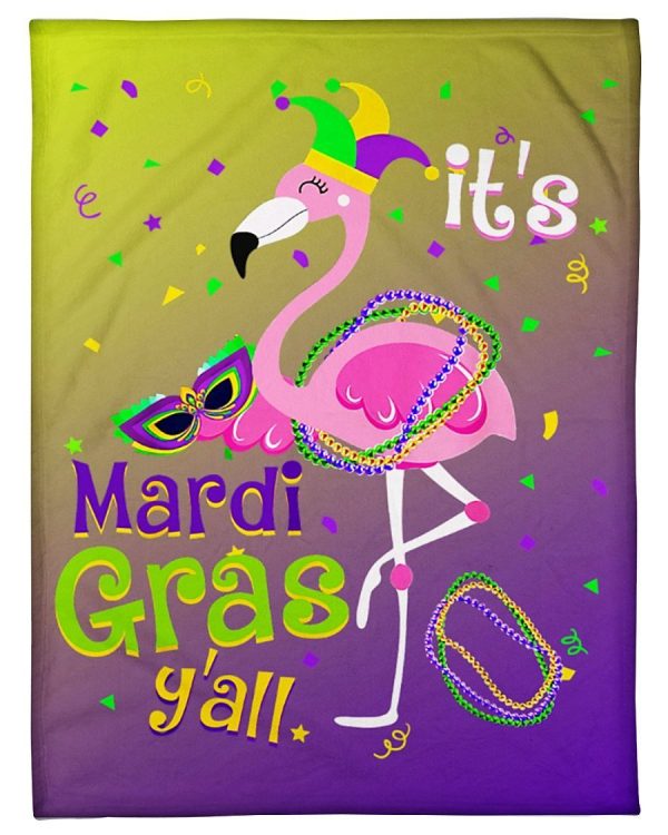 It’s Mardi Gras Y’all Blanket