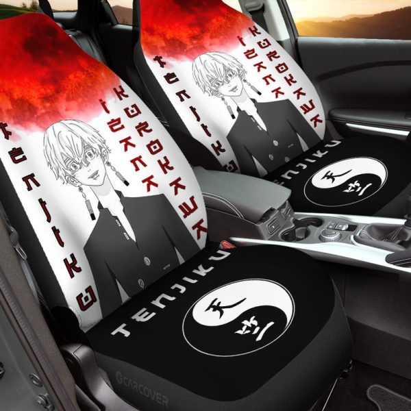 Izana Kurokawa Car Seat Covers Custom Anime Tokyo Revengers Car Accessories