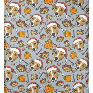 Jack Russell Dog Christmas Blanket