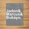 Jason &Amp; Marcus &Amp; Bukayo Fleece Blanket