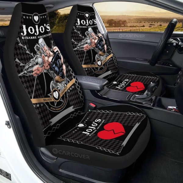 Jean Pierre Car Seat Covers Custom Anime JoJo's Bizarre Car Interior Accessories