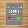 Jesus Is Calling – Christian Fleece Blanket