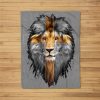 Jesus Lion Of Judah Fleece Blanket