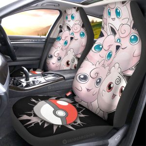 Jigglypuff Car Seat Covers Custom Car Accessories For Fans