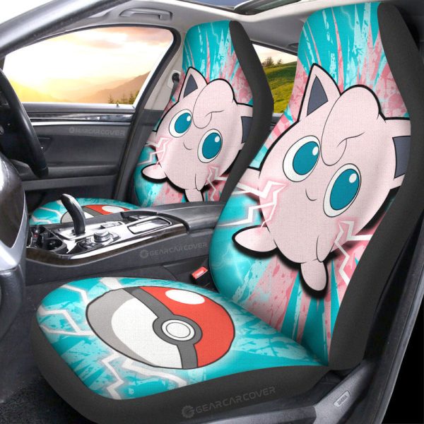 Jigglypuff Car Seat Covers Custom Car Accessories For Fans