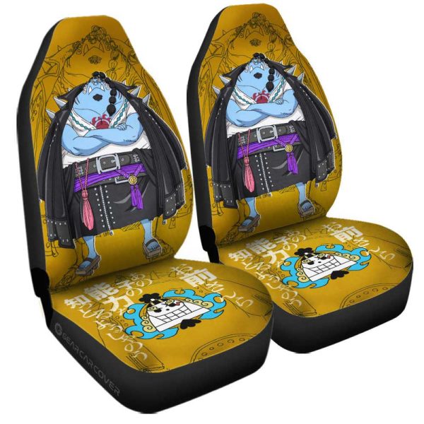 Jinbe Film Red Car Seat Covers Custom One Piece Anime Car Accessories