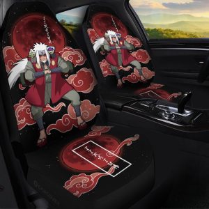 Jiraiya Car Seat Covers Custom Anime Car Interior Accessories