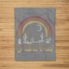 Joshua Tree Desert Rainbow Vintage Retro Outdoors Fleece Blanket