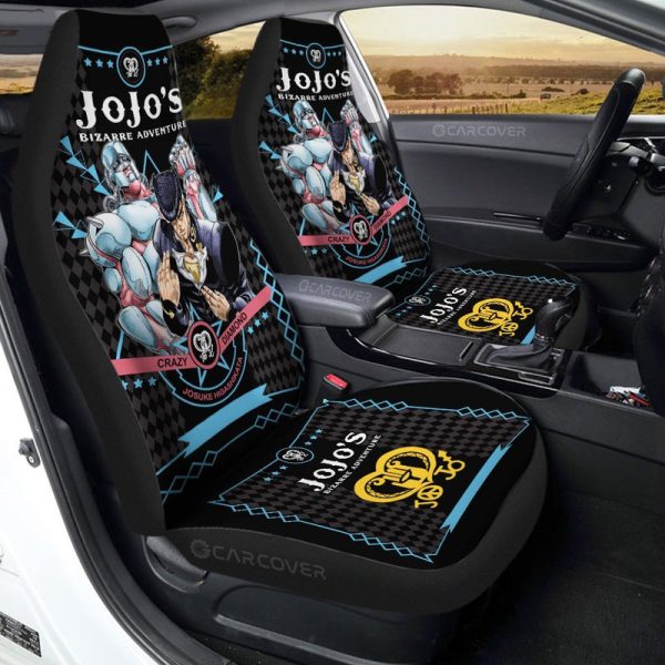 Josuke Higashikata Car Seat Covers Custom JoJo's Bizarre Adventure Anime Car Interior Accessories