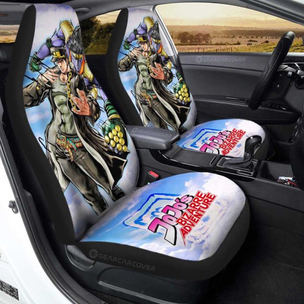 Joutarou Kuujou Car Seat Covers Custom Bizarre Adventures