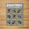 Jurassic World Two Blue Raptor Expressions Graphic Fleece Blanket