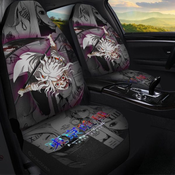 Juuzou Suzuya Car Seat Covers Custom Anime Tokyo Ghoul Car Interior Accessories