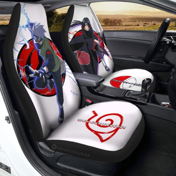 Kakashi And Itachi Car Seat Covers Custom For Fans