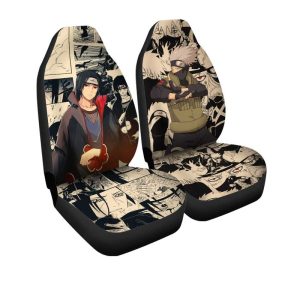 Kakashi Itachi Car Seat Covers Custom Manga Anime Car Accessories