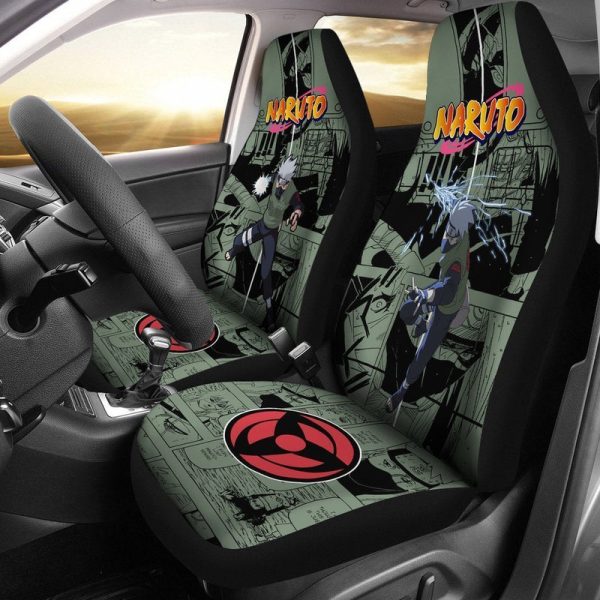 Kakashi Jutsu Car Seat Covers Custom Anime Car Accessories