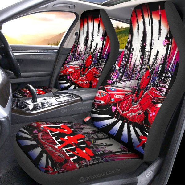 Kaneda Shotaro Car Seat Covers Custom Akira Anime Car Accessories