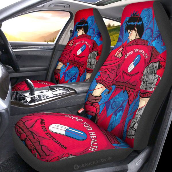 Kaneda Shotaro Car Seat Covers Custom Akira Anime Car Accessories