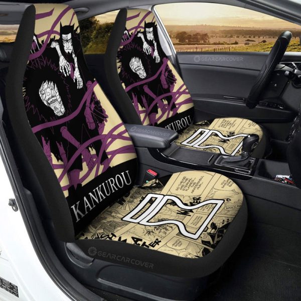 Kankurou Car Seat Covers Custom Anime Car Accessories Manga Color Style