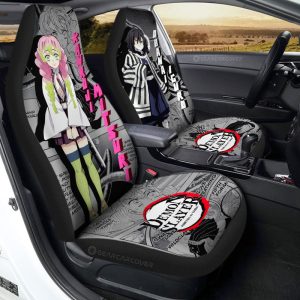 Kanroji And Obanai Car Seat Covers Custom Demon Slayer Anime Mix Mangas