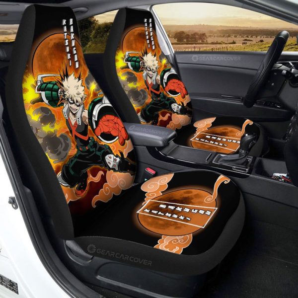 Katsuki Bakugo Car Seat Covers Custom Car Interior Accessories