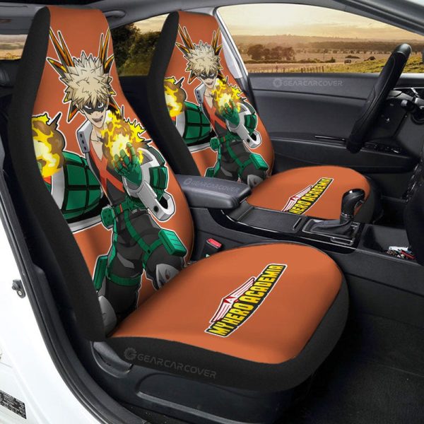 Katsuki Bakugo Car Seat Covers Custom My Hero Academia Anime