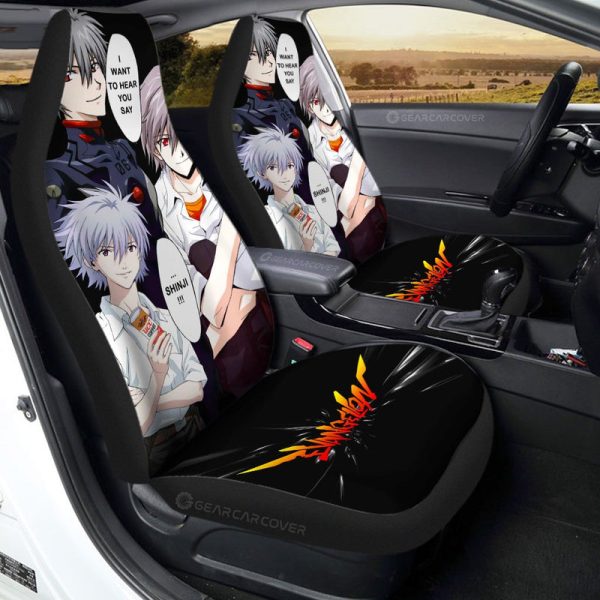 Kaworu Nagisa Car Seat Covers Custom NGE