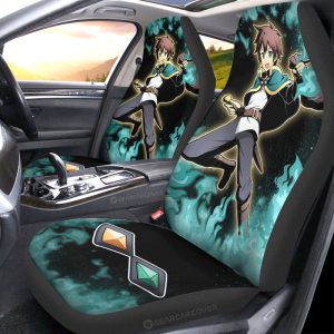 Kazuma Satou Car Seat Covers Custom Anime Car Accessories