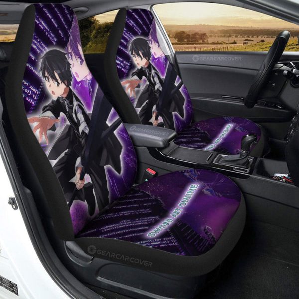 Kazuto Kirigaya (Kirito) Car Seat Covers Custom Sword Art Online Anime