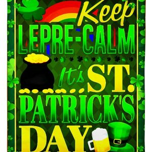 Keep Lepre Calm It’s St Patrick’s Day Blanket